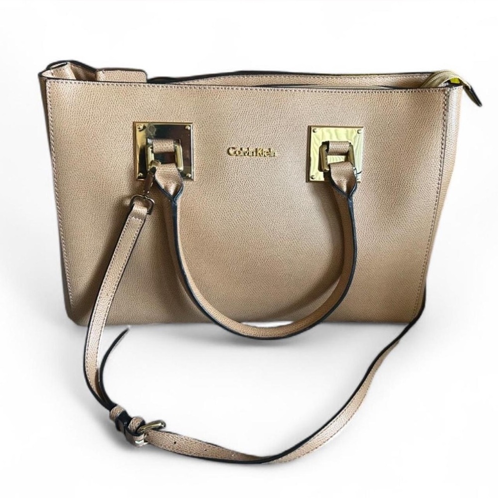 Calvin Klein Tan Leather Women's Bag